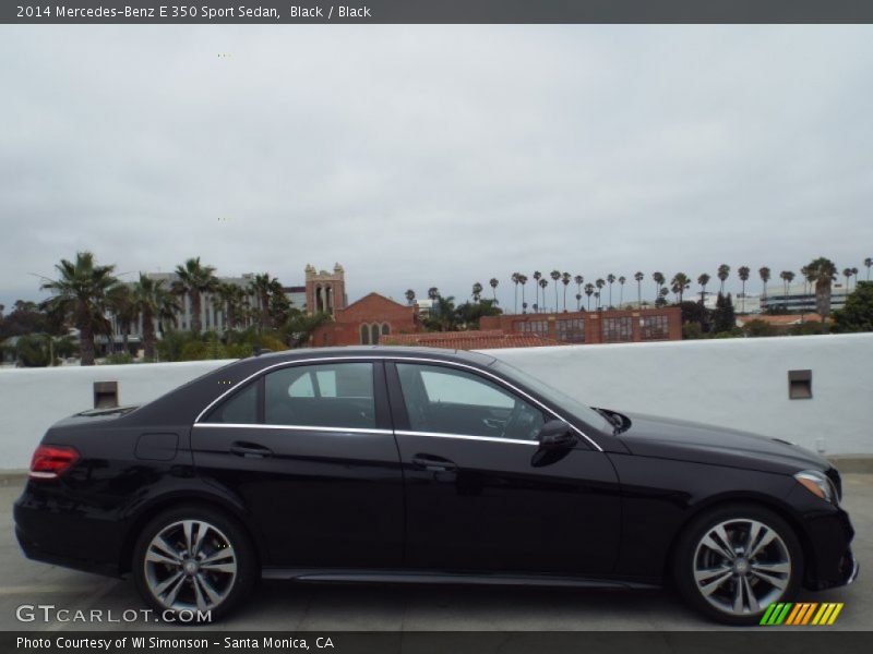Black / Black 2014 Mercedes-Benz E 350 Sport Sedan