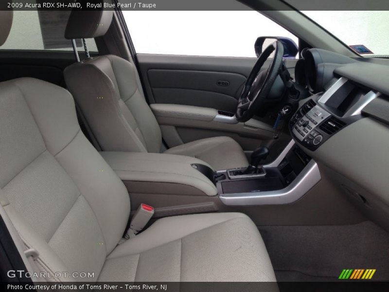 Royal Blue Pearl / Taupe 2009 Acura RDX SH-AWD