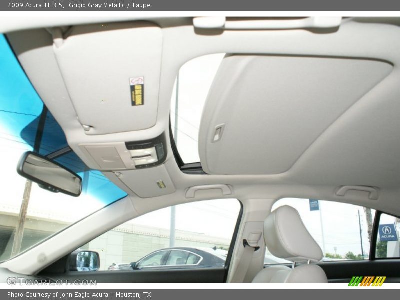 Grigio Gray Metallic / Taupe 2009 Acura TL 3.5