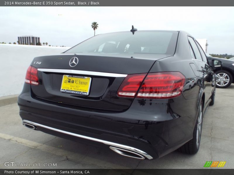 Black / Black 2014 Mercedes-Benz E 350 Sport Sedan