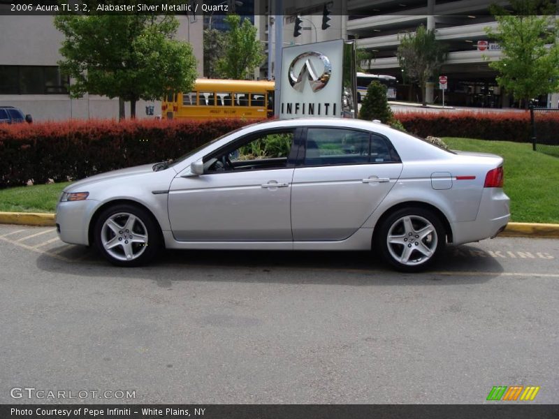 Alabaster Silver Metallic / Quartz 2006 Acura TL 3.2