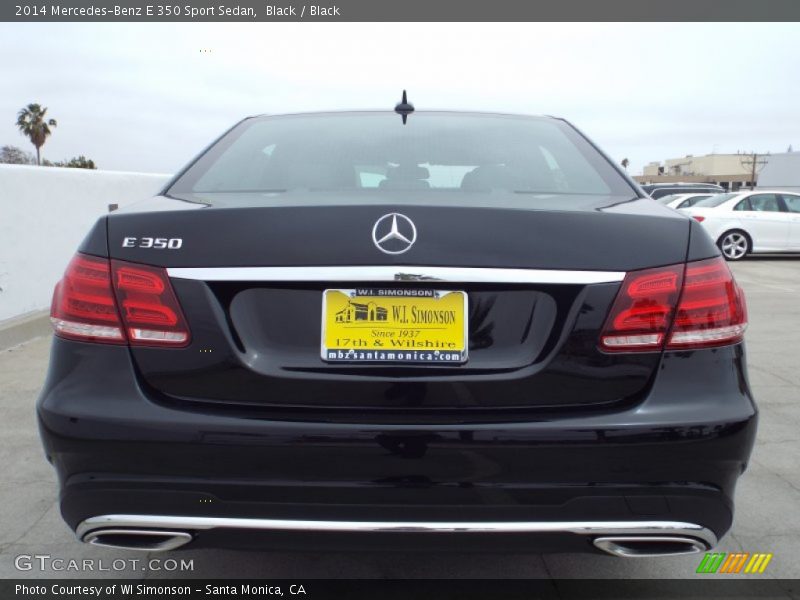 Black / Black 2014 Mercedes-Benz E 350 Sport Sedan
