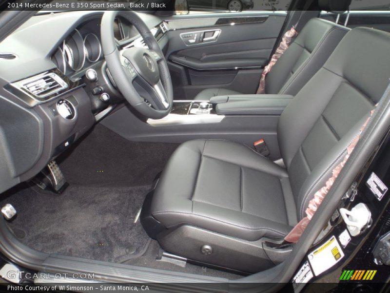 Black / Black 2014 Mercedes-Benz E 350 Sport Sedan