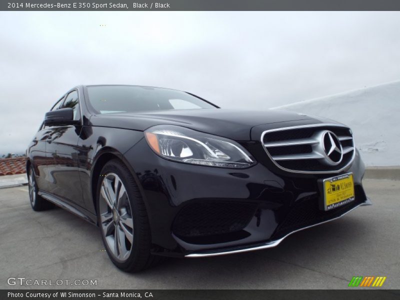 Black / Black 2014 Mercedes-Benz E 350 Sport Sedan