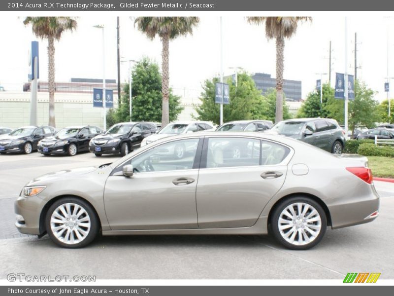 Gilded Pewter Metallic / Seacoast 2014 Acura RLX Technology Package