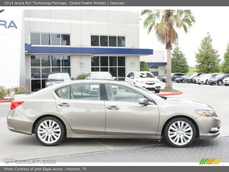 Gilded Pewter Metallic / Seacoast 2014 Acura RLX Technology Package