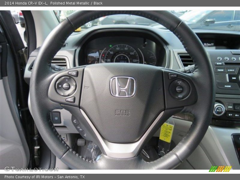 Polished Metal Metallic / Black 2014 Honda CR-V EX-L