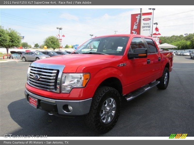 Race Red / Pale Adobe 2011 Ford F150 XLT SuperCrew 4x4