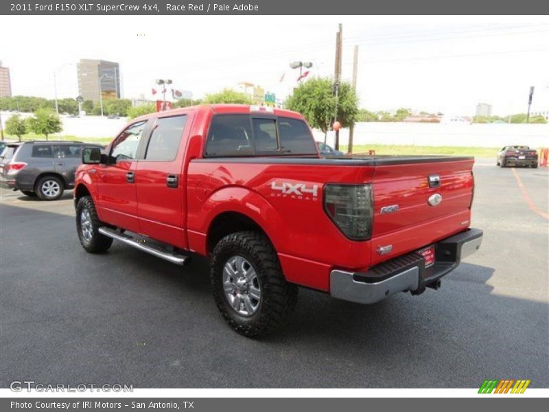 Race Red / Pale Adobe 2011 Ford F150 XLT SuperCrew 4x4
