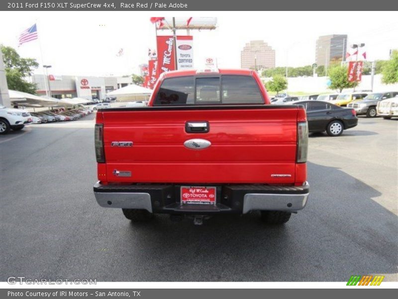 Race Red / Pale Adobe 2011 Ford F150 XLT SuperCrew 4x4