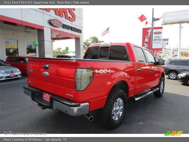 Race Red / Pale Adobe 2011 Ford F150 XLT SuperCrew 4x4