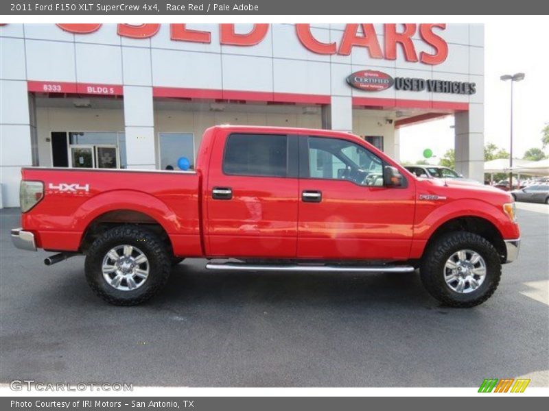 Race Red / Pale Adobe 2011 Ford F150 XLT SuperCrew 4x4
