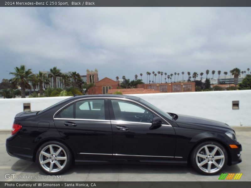 Black / Black 2014 Mercedes-Benz C 250 Sport