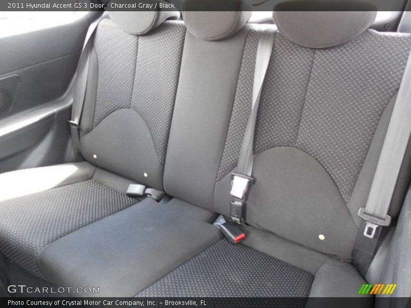 Charcoal Gray / Black 2011 Hyundai Accent GS 3 Door