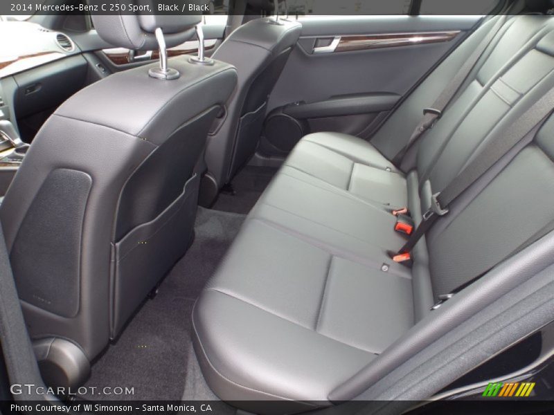 Black / Black 2014 Mercedes-Benz C 250 Sport