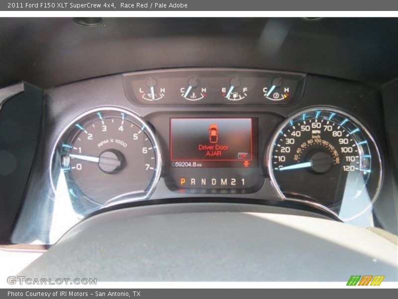 Race Red / Pale Adobe 2011 Ford F150 XLT SuperCrew 4x4