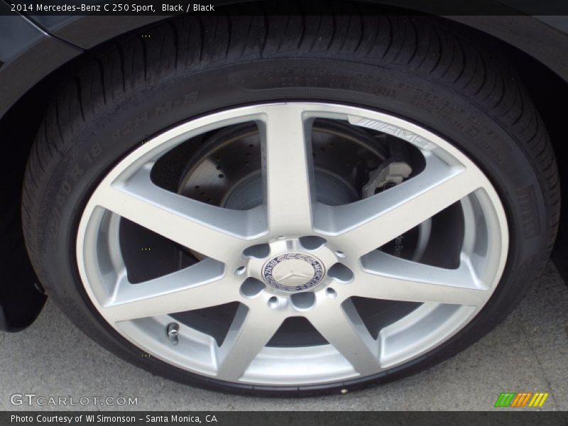 Black / Black 2014 Mercedes-Benz C 250 Sport