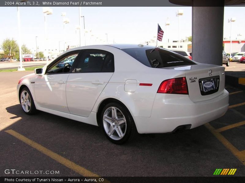 White Diamond Pearl / Parchment 2004 Acura TL 3.2