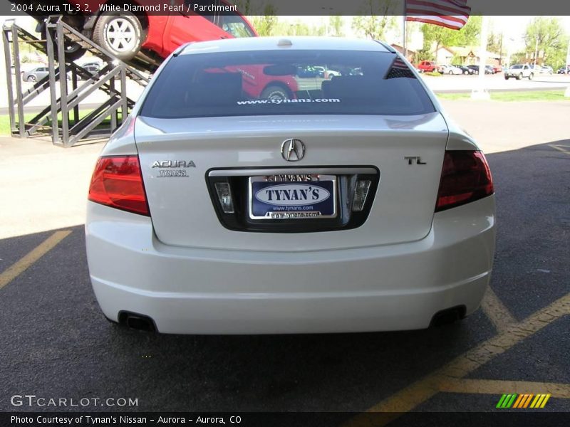 White Diamond Pearl / Parchment 2004 Acura TL 3.2