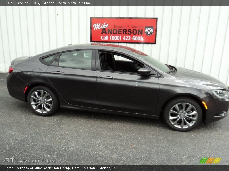 Granite Crystal Metallic / Black 2015 Chrysler 200 S