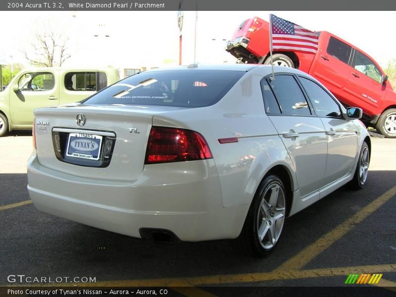 White Diamond Pearl / Parchment 2004 Acura TL 3.2