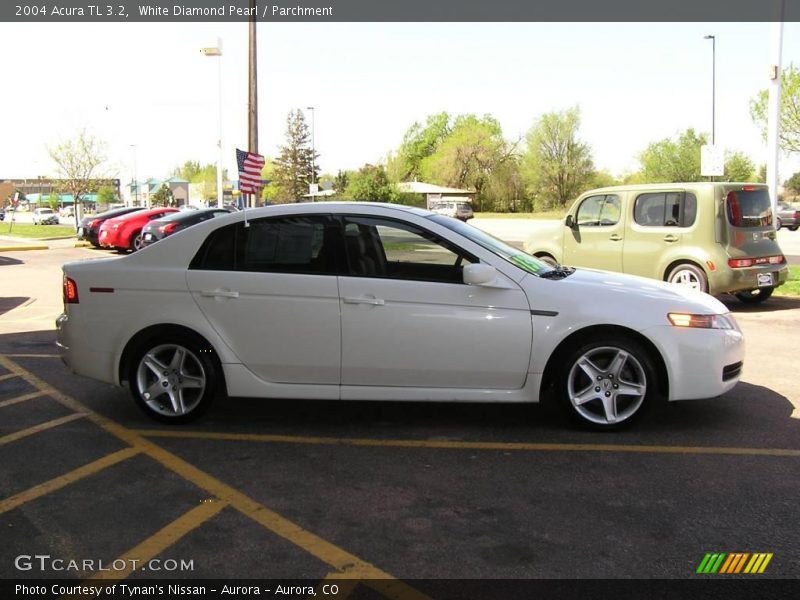 White Diamond Pearl / Parchment 2004 Acura TL 3.2