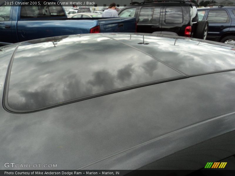 Granite Crystal Metallic / Black 2015 Chrysler 200 S