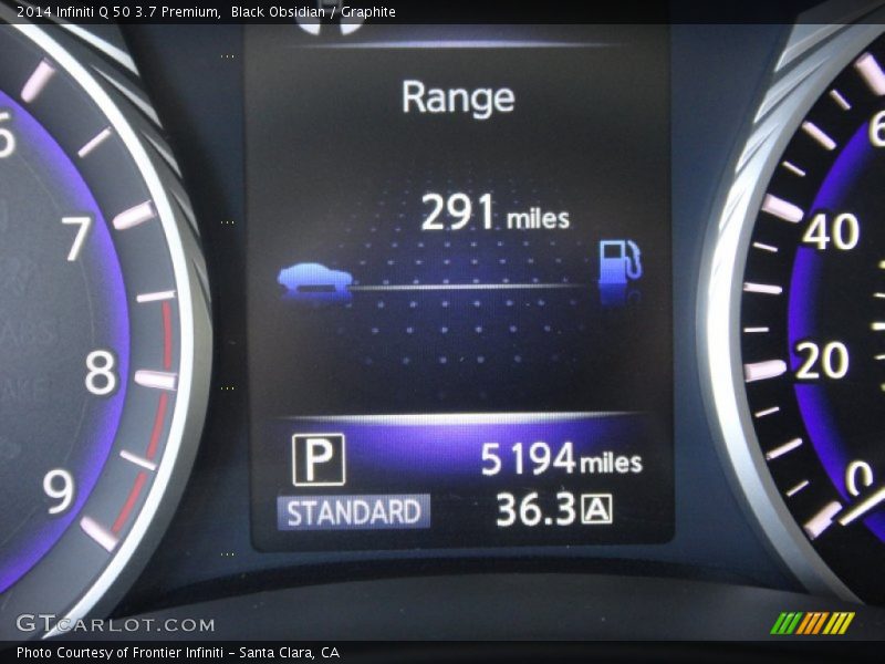 Black Obsidian / Graphite 2014 Infiniti Q 50 3.7 Premium