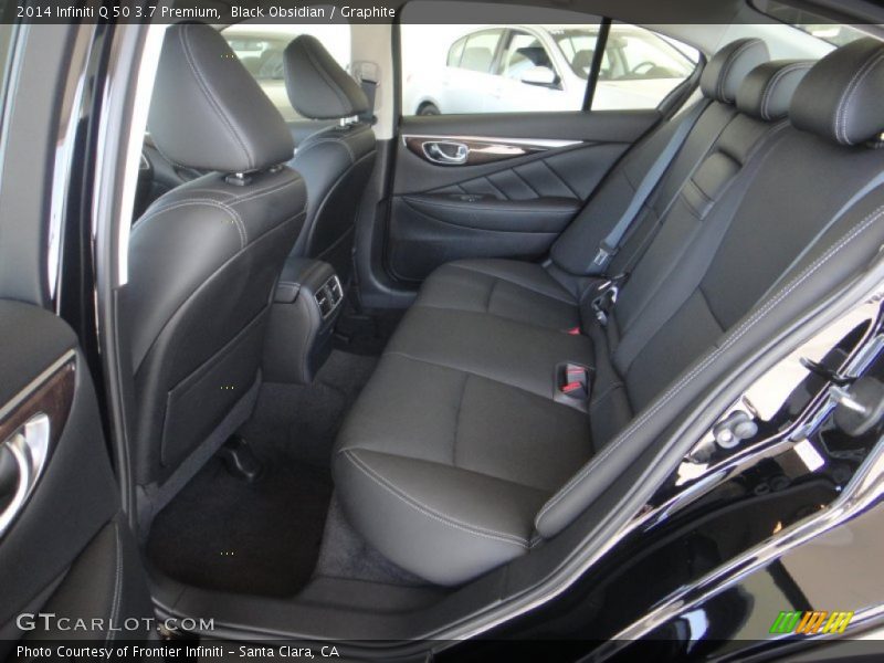 Rear Seat of 2014 Q 50 3.7 Premium