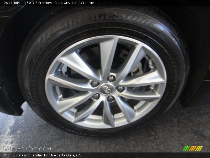 Black Obsidian / Graphite 2014 Infiniti Q 50 3.7 Premium