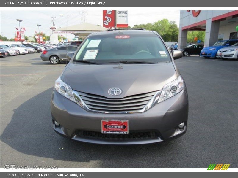 Predawn Gray Mica / Light Gray 2014 Toyota Sienna XLE