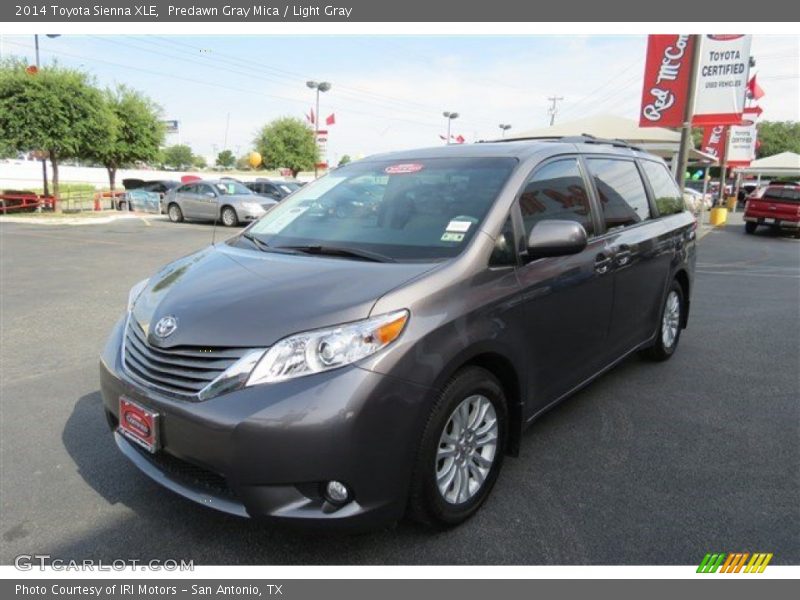 Predawn Gray Mica / Light Gray 2014 Toyota Sienna XLE