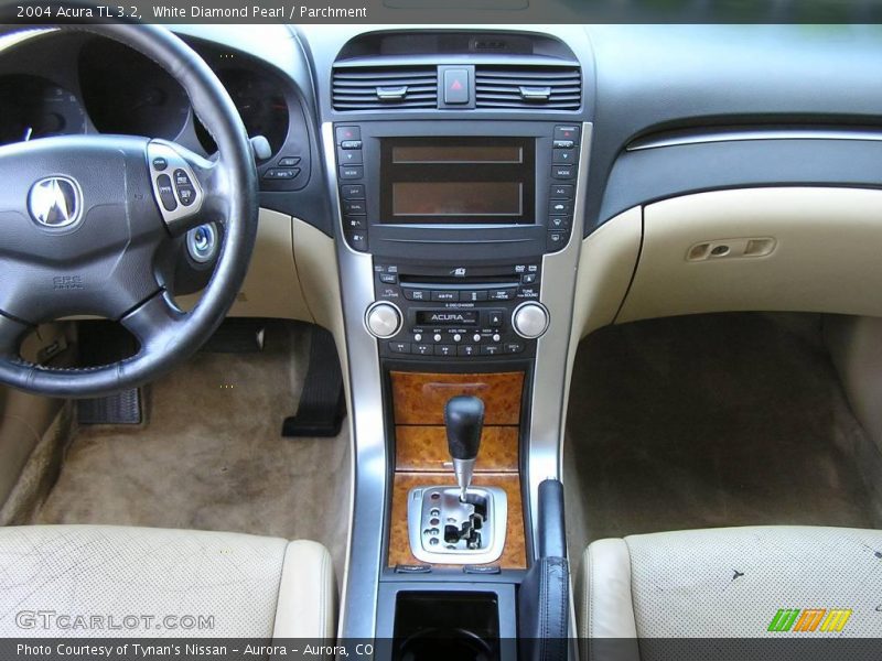White Diamond Pearl / Parchment 2004 Acura TL 3.2