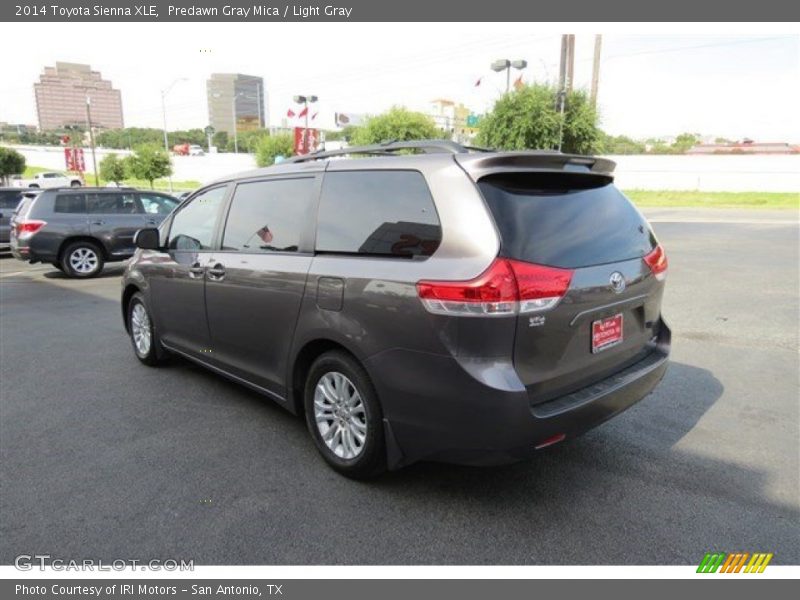 Predawn Gray Mica / Light Gray 2014 Toyota Sienna XLE