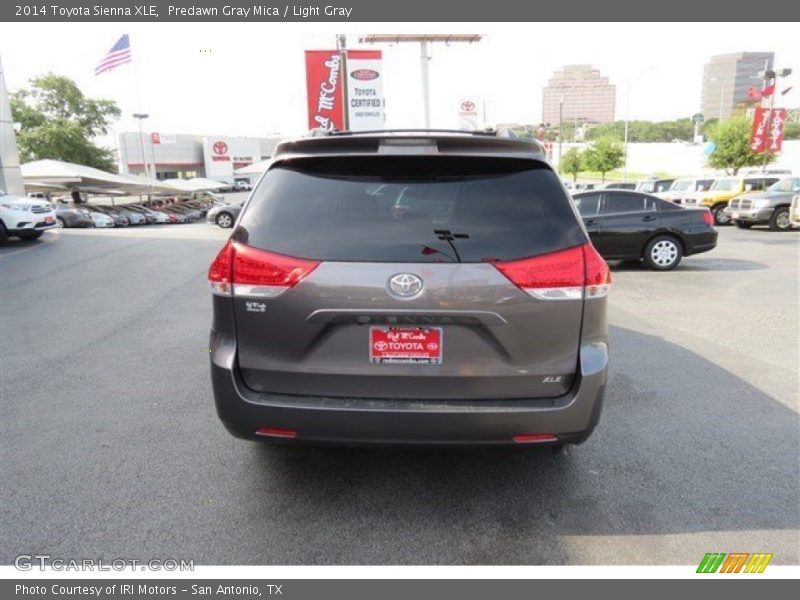 Predawn Gray Mica / Light Gray 2014 Toyota Sienna XLE