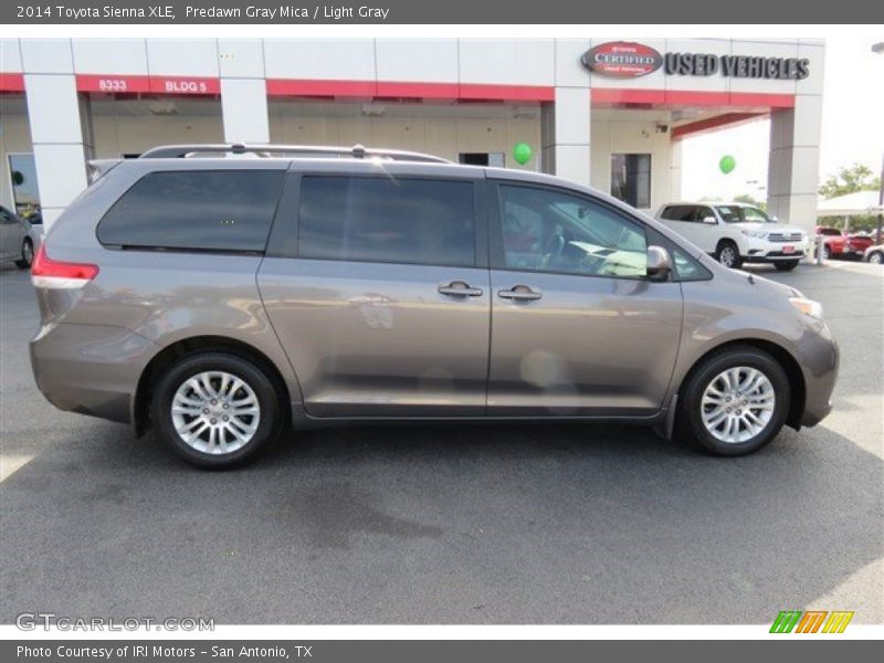Predawn Gray Mica / Light Gray 2014 Toyota Sienna XLE