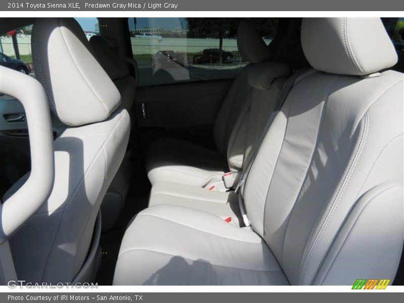 Predawn Gray Mica / Light Gray 2014 Toyota Sienna XLE