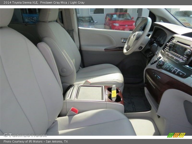 Predawn Gray Mica / Light Gray 2014 Toyota Sienna XLE