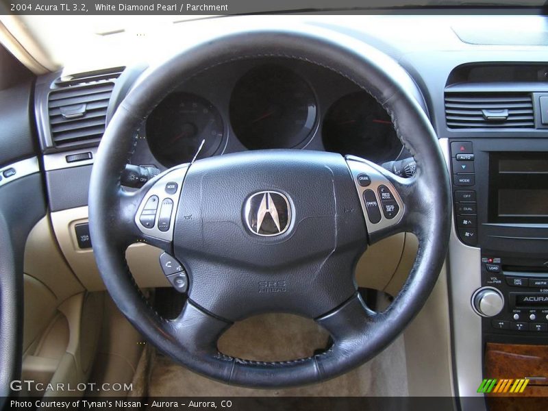 White Diamond Pearl / Parchment 2004 Acura TL 3.2