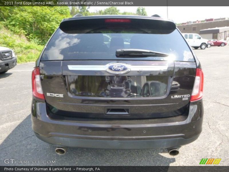 Kodiak Brown Metallic / Sienna/Charcoal Black 2013 Ford Edge Limited AWD