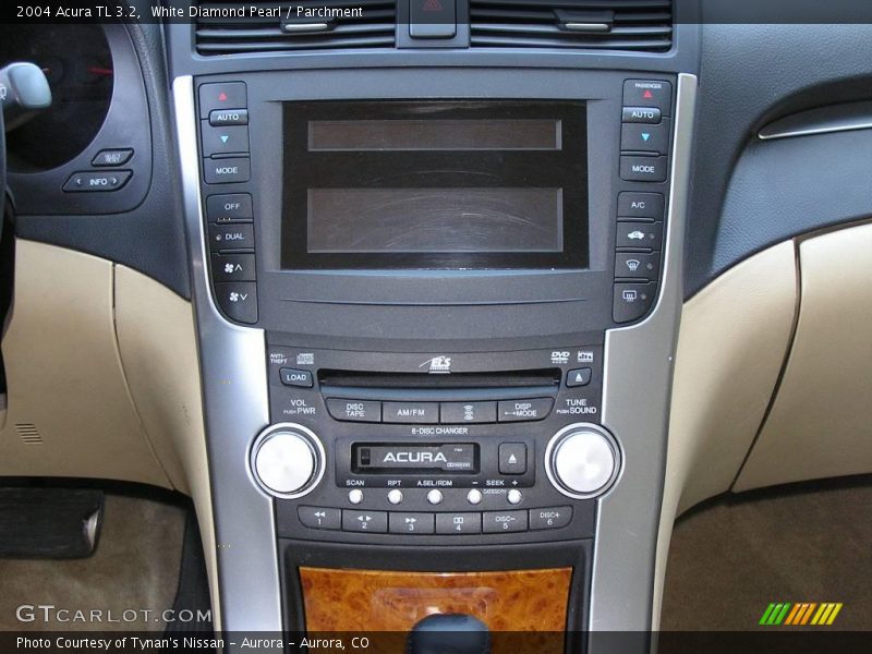 White Diamond Pearl / Parchment 2004 Acura TL 3.2