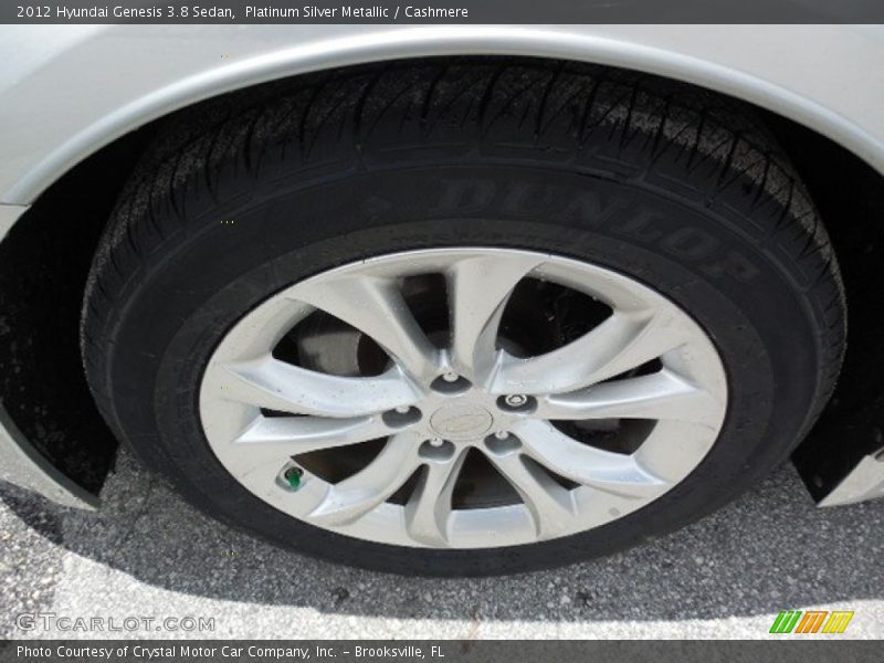 Platinum Silver Metallic / Cashmere 2012 Hyundai Genesis 3.8 Sedan