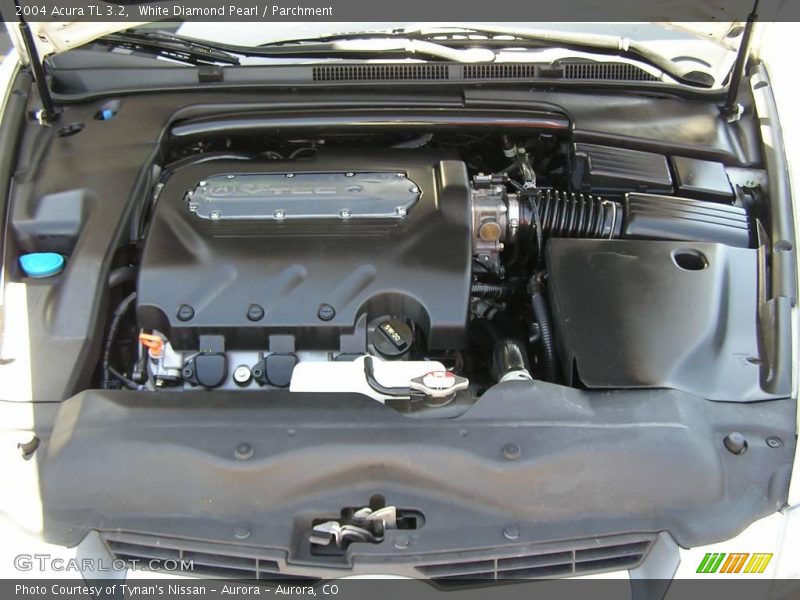 White Diamond Pearl / Parchment 2004 Acura TL 3.2