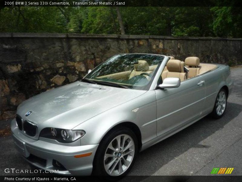 Titanium Silver Metallic / Sand 2006 BMW 3 Series 330i Convertible