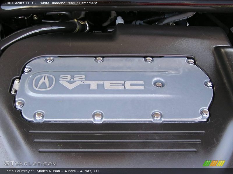 White Diamond Pearl / Parchment 2004 Acura TL 3.2
