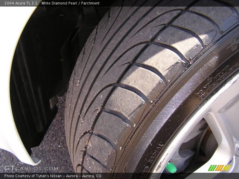 White Diamond Pearl / Parchment 2004 Acura TL 3.2