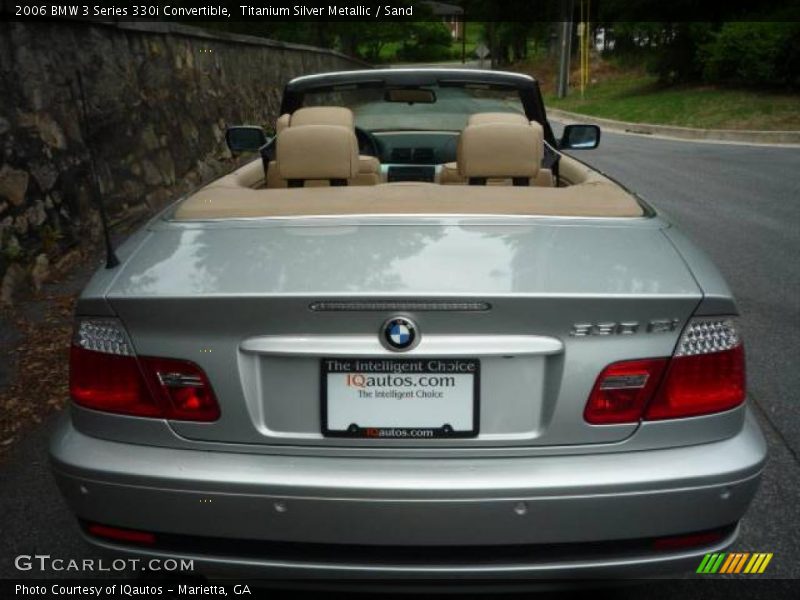 Titanium Silver Metallic / Sand 2006 BMW 3 Series 330i Convertible