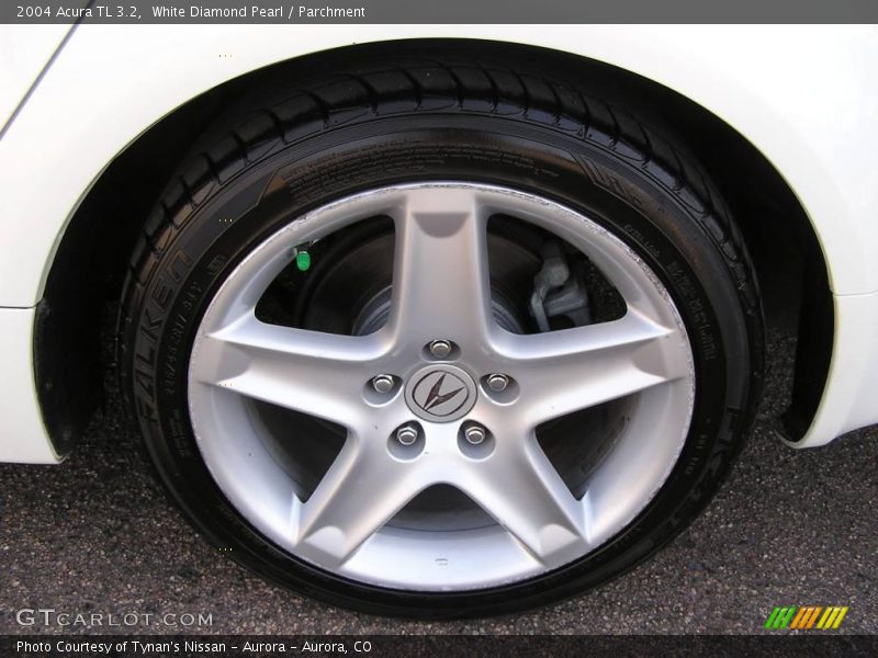 White Diamond Pearl / Parchment 2004 Acura TL 3.2