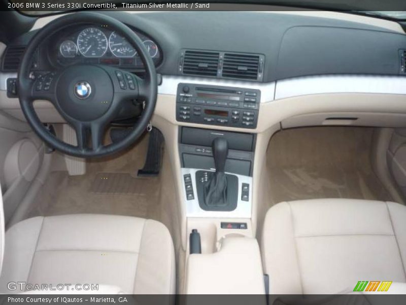 Titanium Silver Metallic / Sand 2006 BMW 3 Series 330i Convertible
