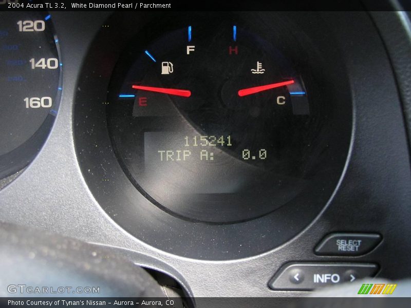 White Diamond Pearl / Parchment 2004 Acura TL 3.2